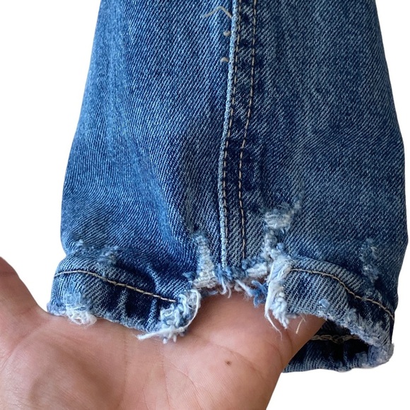 Zara High-Rise‎ Distressed Slim Ankle Jeans - Picture 13 of 13